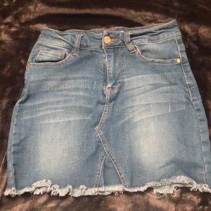 Blue jean skirt 💗
